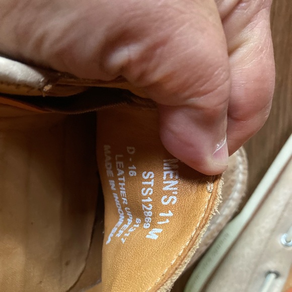 Men’s size 11 Sperry tan top Sider boat shoes - Picture 4 of 6